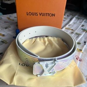 Louis Vuitton LV Shape Belt Monogram 40MM Prism